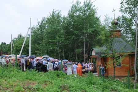 Место явления креста Господня в с. Шипулино Клинского района